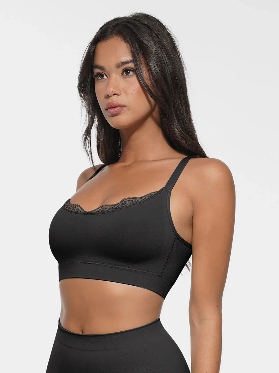 Seamless Scoop Smooth Back Fat Bralettes Bras -