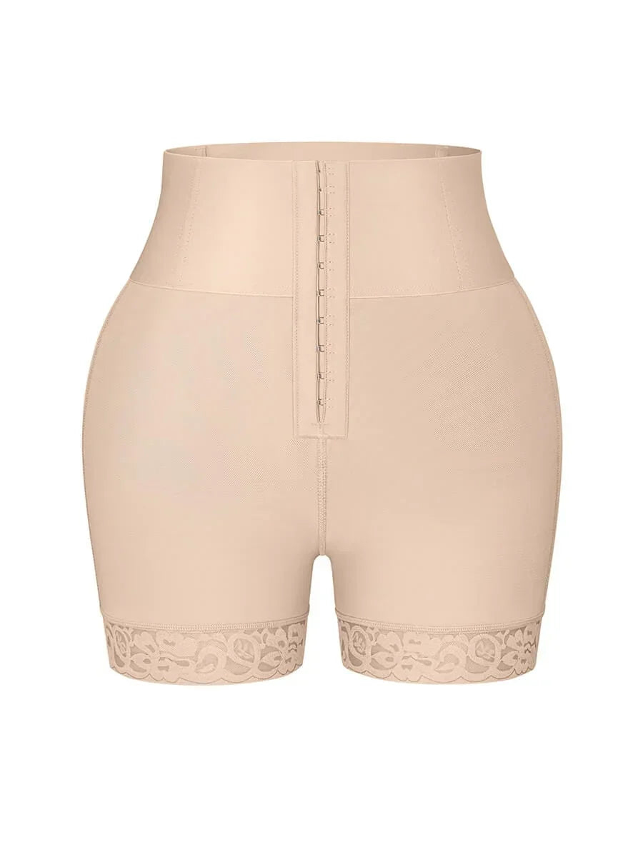 Butt Lifter Tummy Control Middle Waisted Mid Thigh Shaper Shorts -