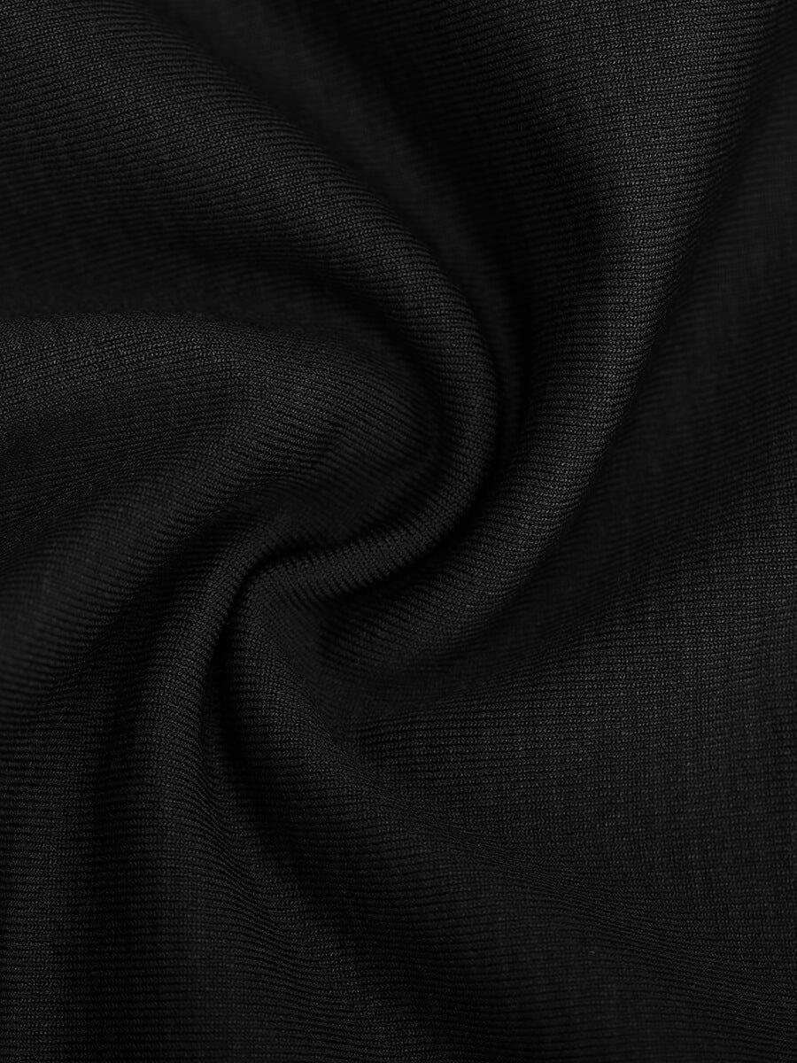 Spaghetti Strap V-neck Snatched Seamless Shaper Dress -