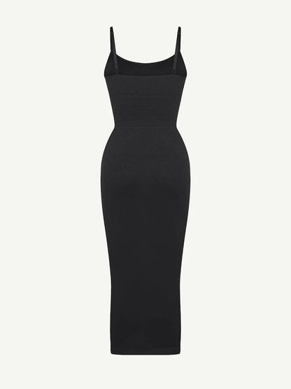Eco-friendly Seamless 360° Waist Control Midi Shaping Dress -