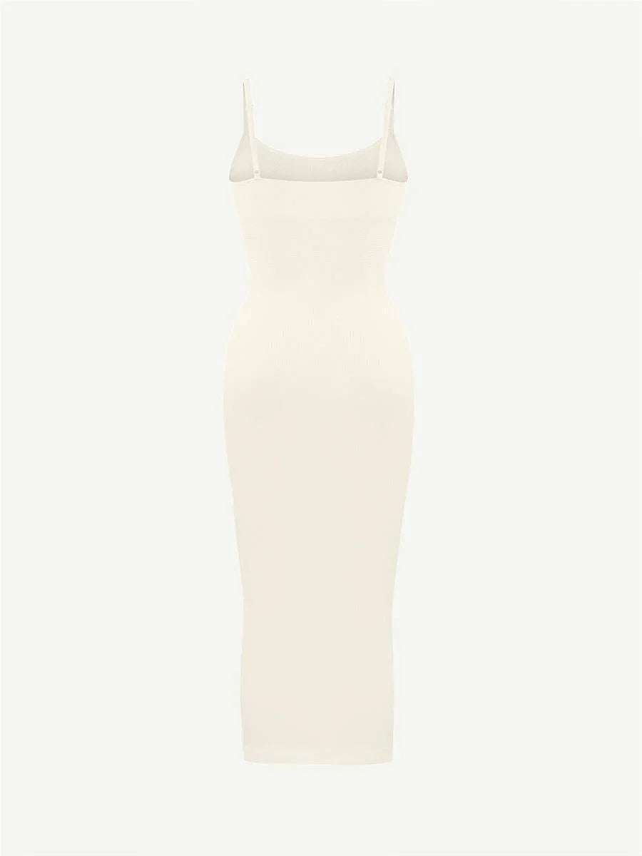 Eco-friendly Seamless 360° Waist Control Midi Shaping Dress -