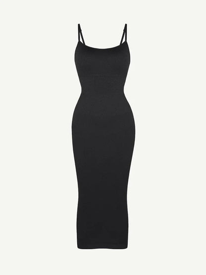 Eco-friendly Seamless 360° Waist Control Midi Shaping Dress -