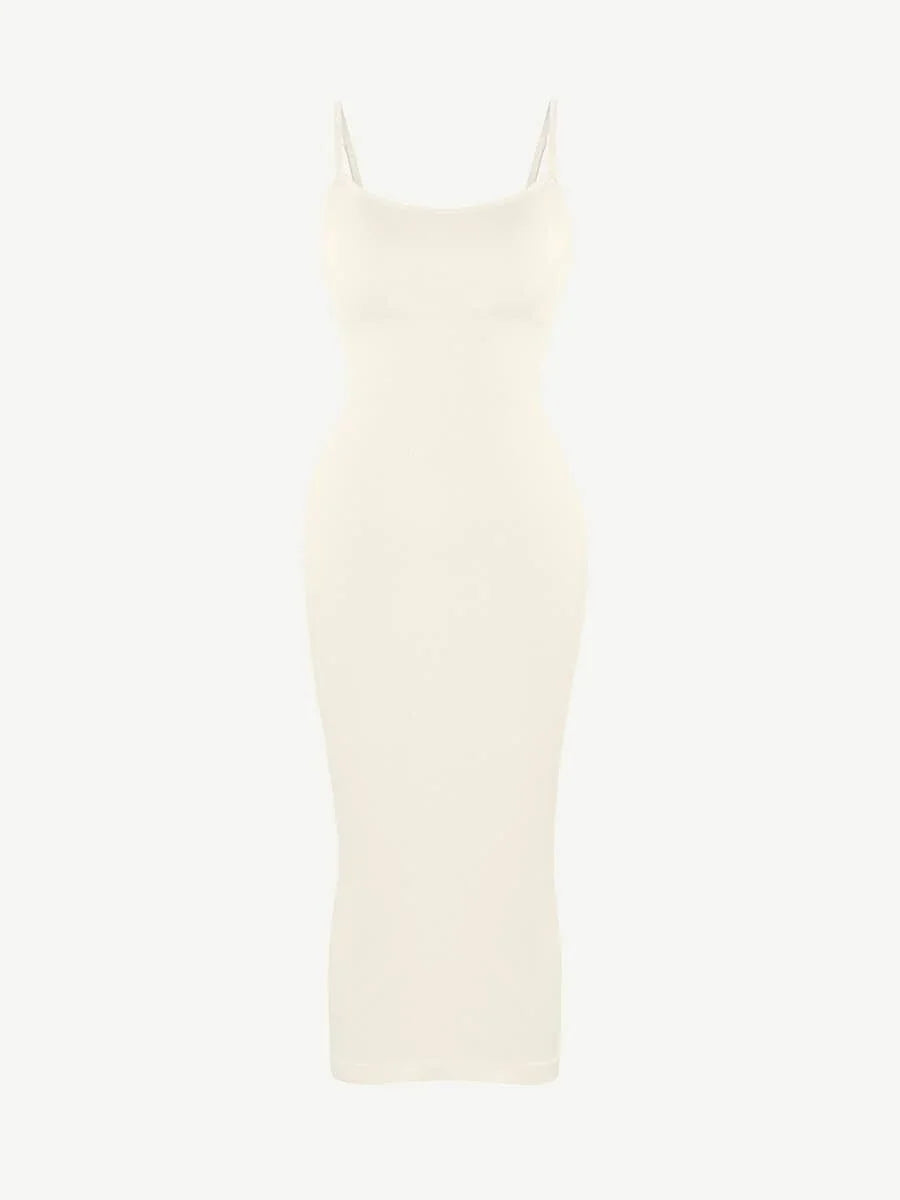 Eco-friendly Seamless 360° Waist Control Midi Shaping Dress -