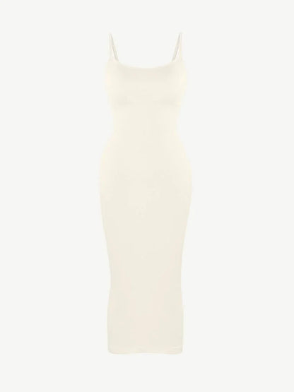 Eco-friendly Seamless 360° Waist Control Midi Shaping Dress -