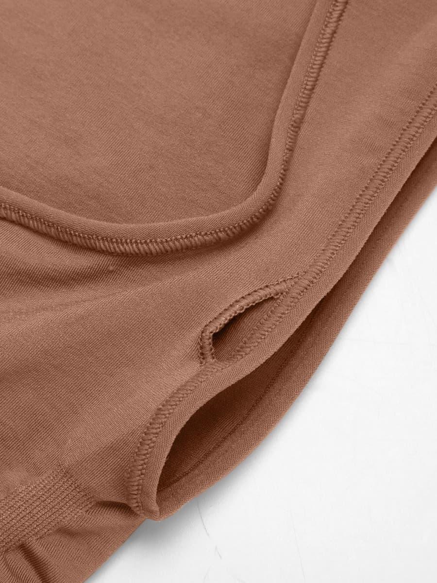 Eco-friendly Seamless Square Neck Waist and Belly Shaping Jumpsuit -