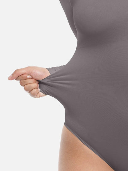 Wholesale Seamless Bodysuit Long Sleeve Slim Corset Shapewear Bodysuit -