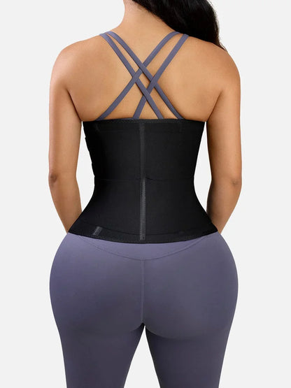 Wholesale Steel Boned Tummy Control Waist Trainer with Double Belts -