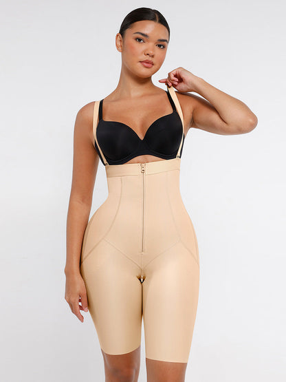 Body Shaper clips inside for post-operative wear and removable shoulder straps