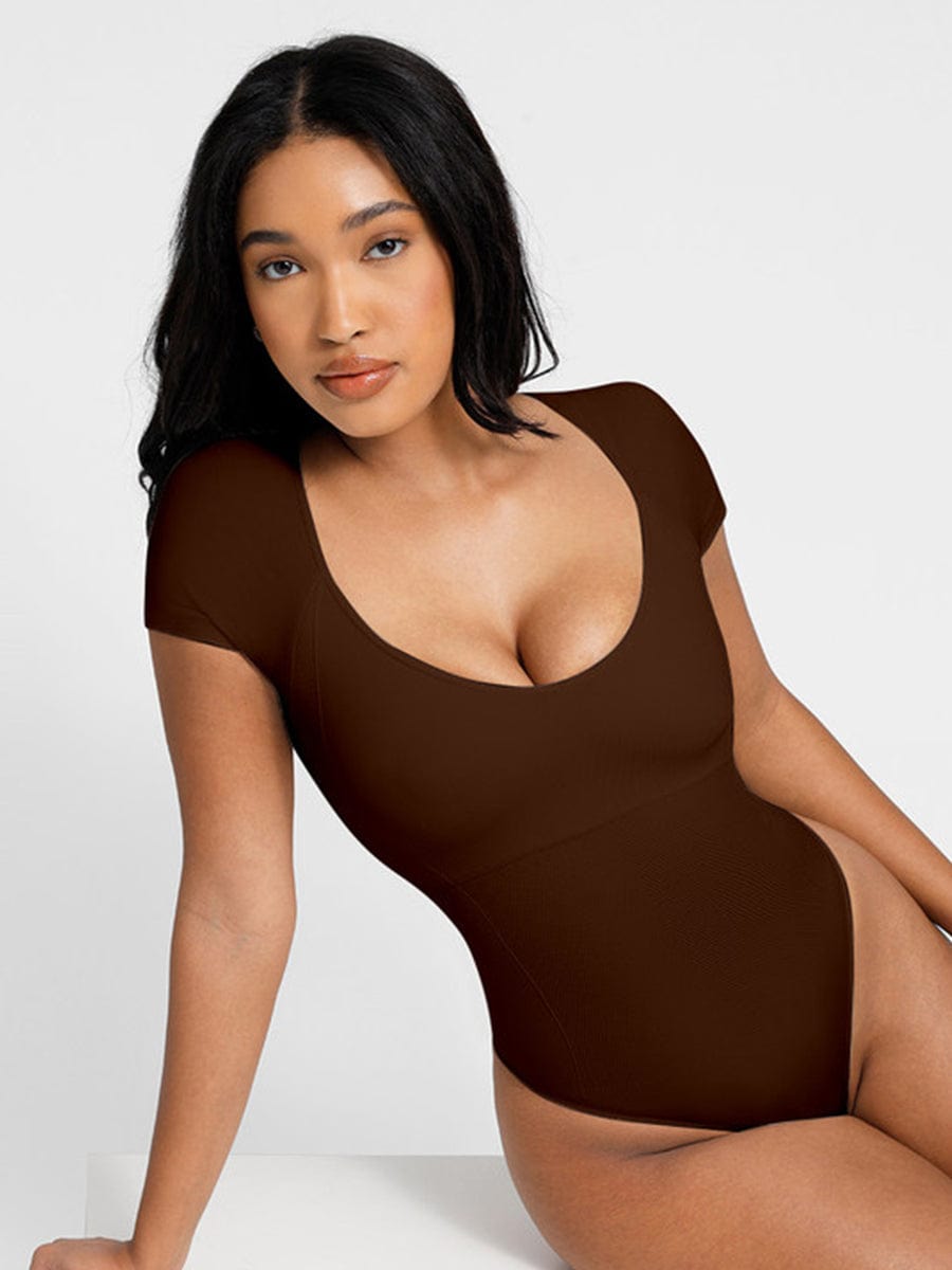 Eco-friendly Seamless Super Strong Chest Support Shapewear Bodysuit