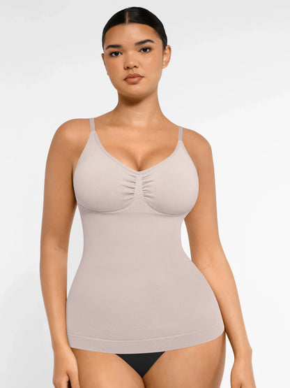 Seamless Bust Support Waist and Abdomen Control Shape Tank Top -