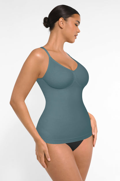 Seamless Bust Support Waist and Abdomen Control Shape Tank Top -