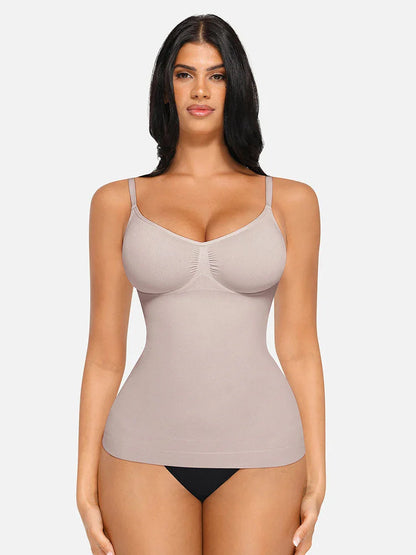 Seamless Bust Support Waist and Abdomen Control Shape Tank Top -
