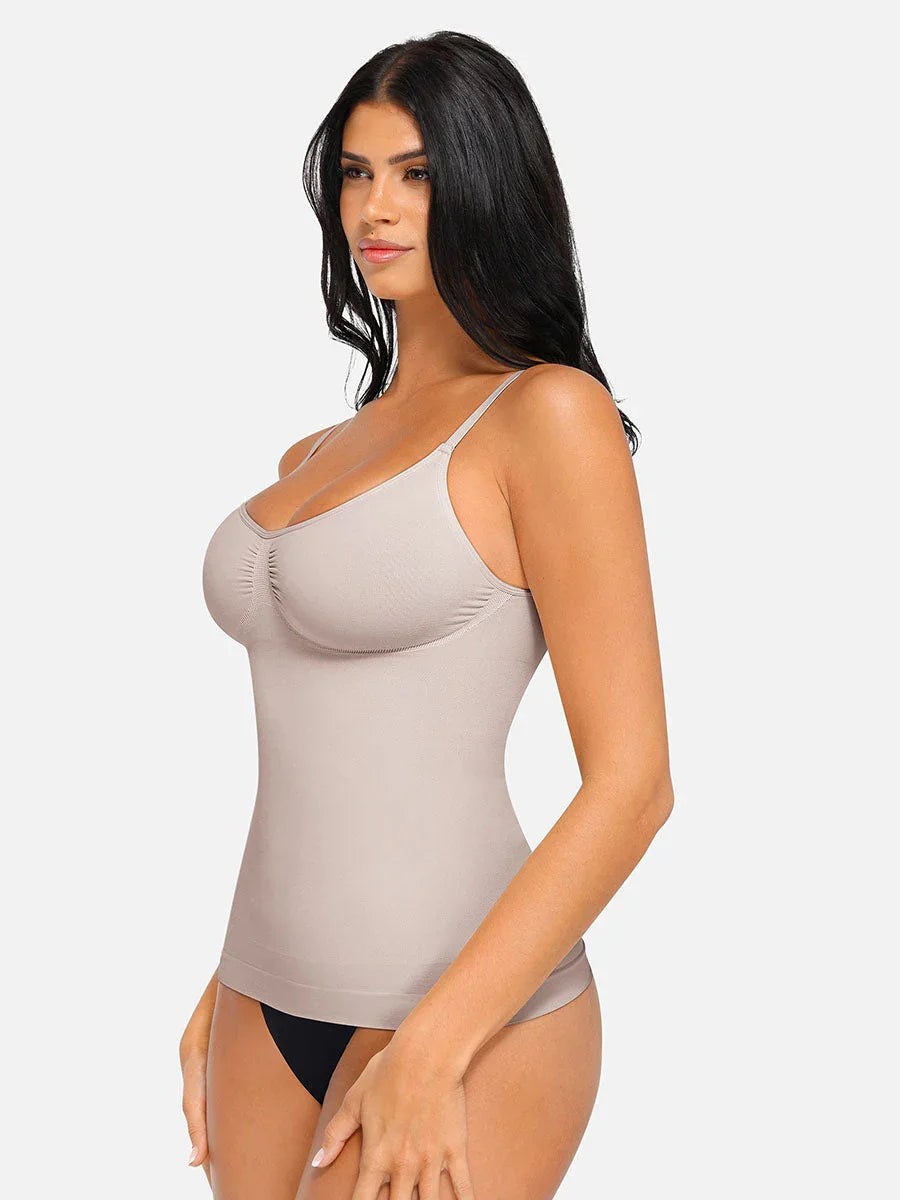 Seamless Bust Support Waist and Abdomen Control Shape Tank Top -