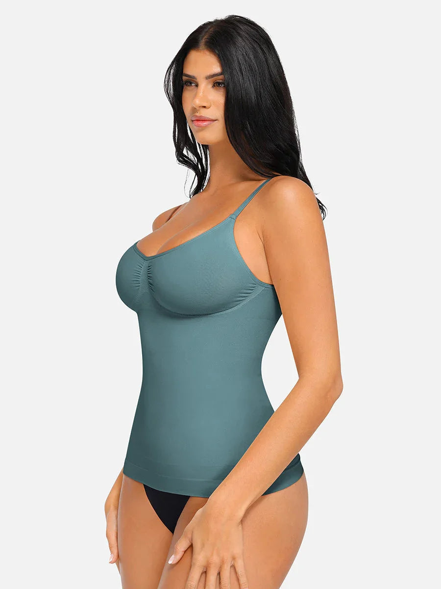 Seamless Bust Support Waist and Abdomen Control Shape Tank Top -