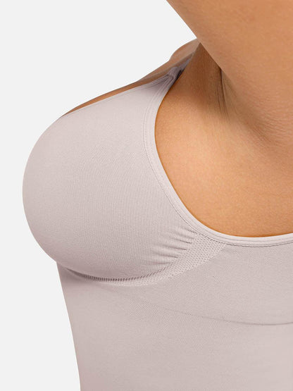 Seamless Bust Support Waist and Abdomen Control Shape Tank Top -