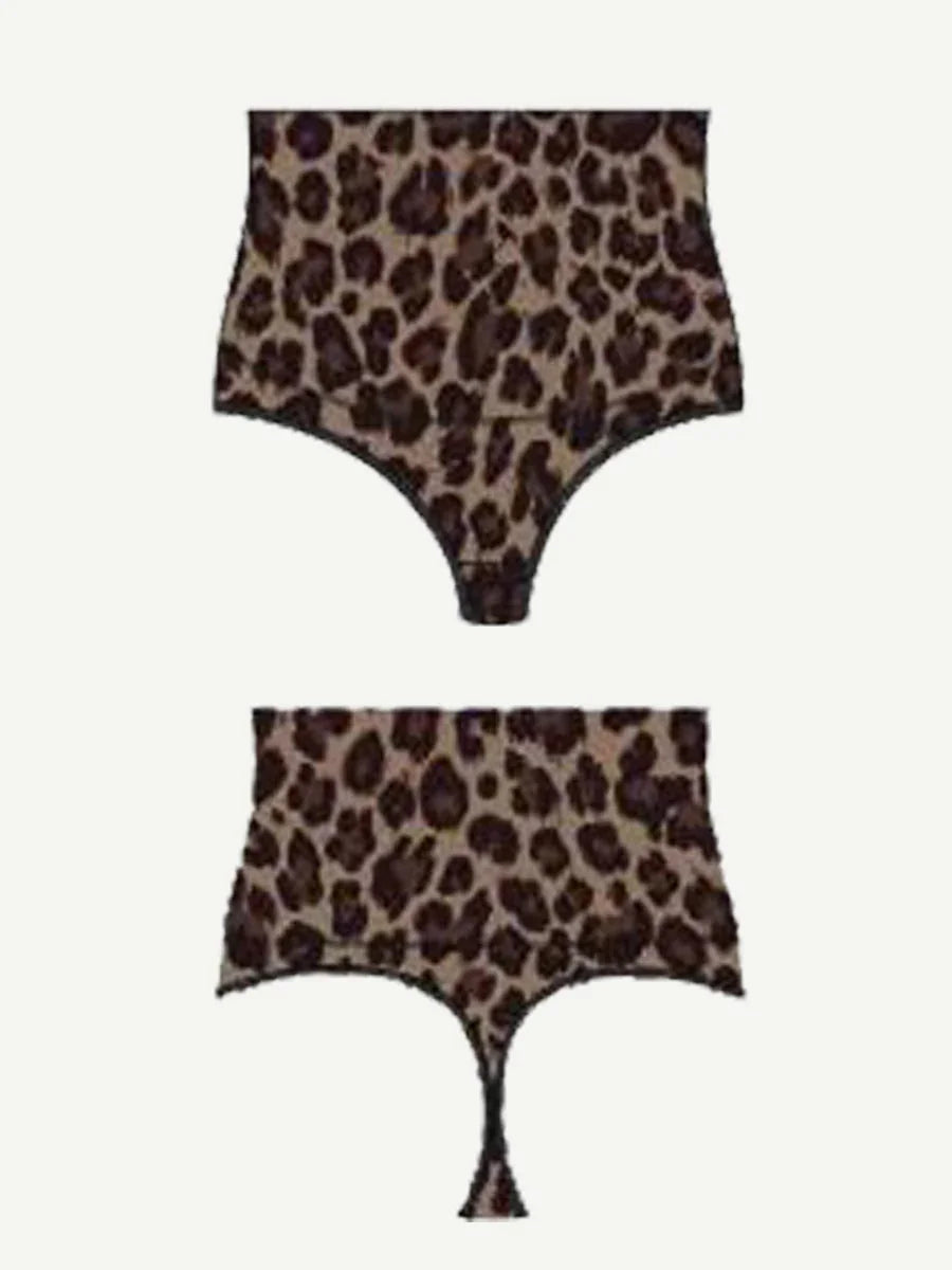 High Waist Tummy Control Thong Shapewear Panties -