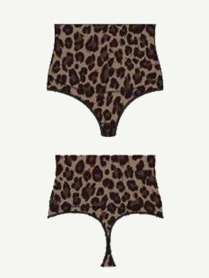 High Waist Tummy Control Thong Shapewear Panties -