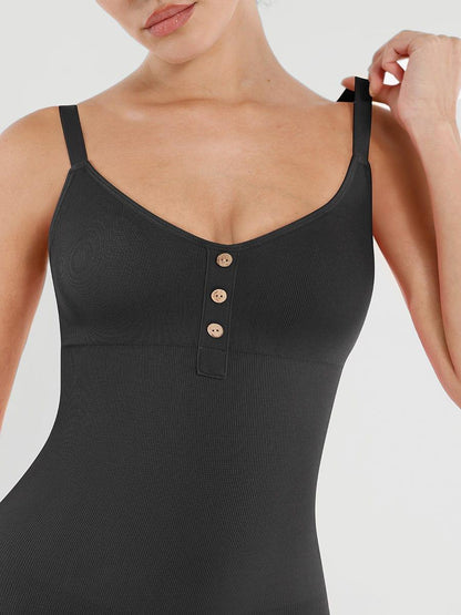 Seamless Bust Support Waist and Abdomen Shaping Butt Lifting Jumpsuit -