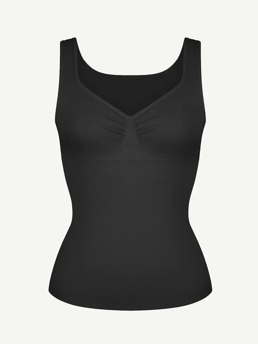 Seamless Bust Support Waist & Abdomen Control Shape Tank Top -