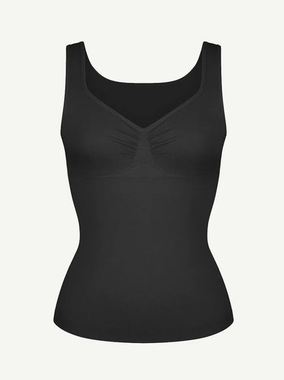 Seamless Bust Support Waist & Abdomen Control Shape Tank Top -