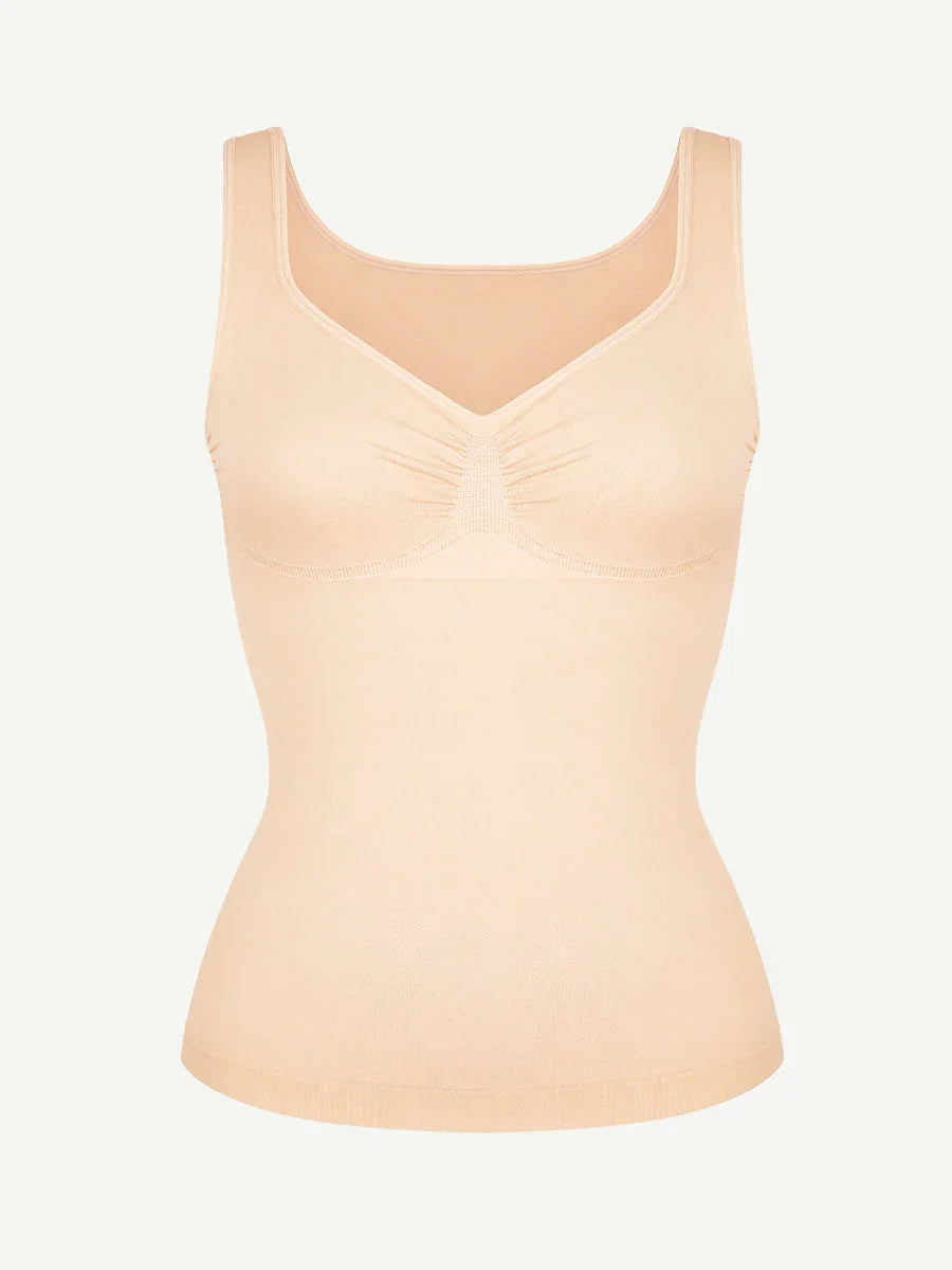 Seamless Bust Support Waist & Abdomen Control Shape Tank Top -