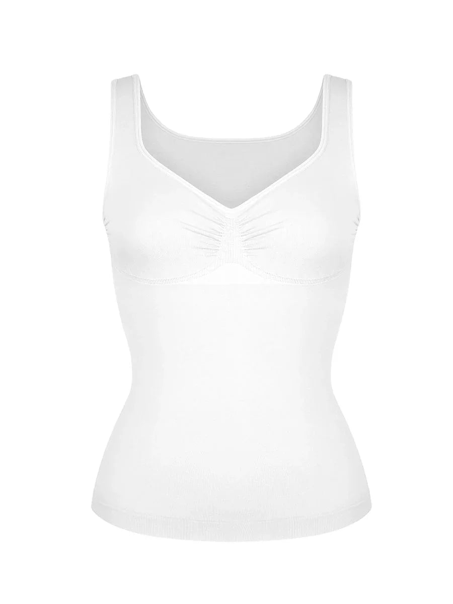 Seamless Bust Support Waist & Abdomen Control Shape Tank Top -