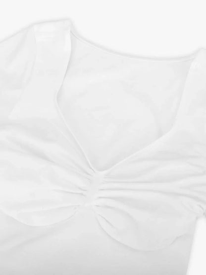 Seamless Bust Support Waist & Abdomen Shaping Thong Bodysuit -