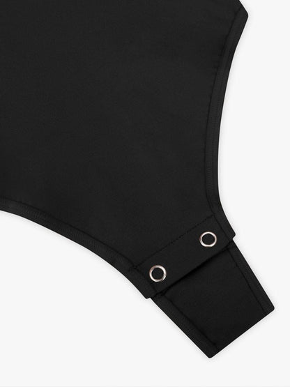 Seamless Bust Support Waist and Abdomen Control Thong Bodysuit -