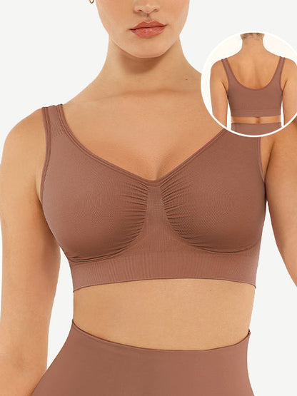 Seamless Shaping Bust Support Wider Back Bra