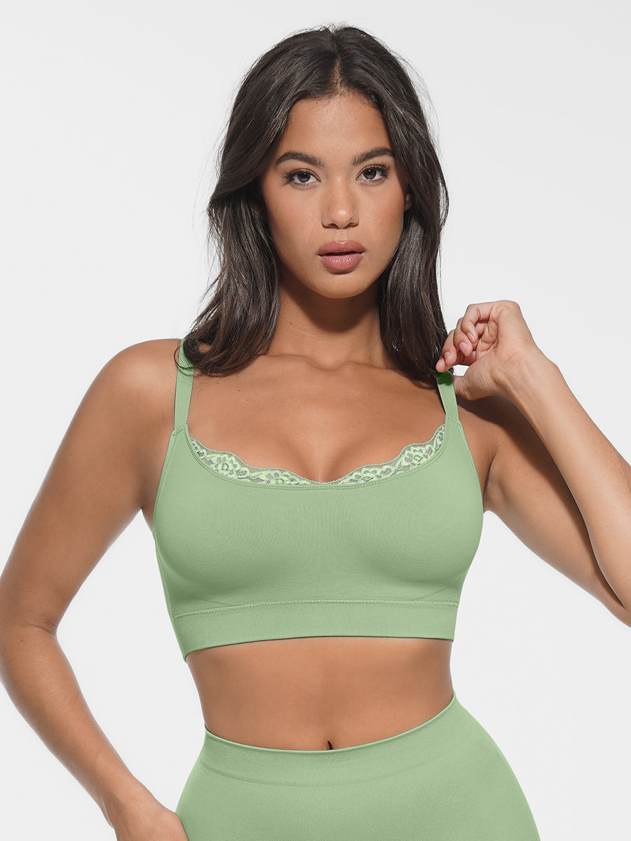 Seamless Scoop Smooth Back Fat Bralettes Bras