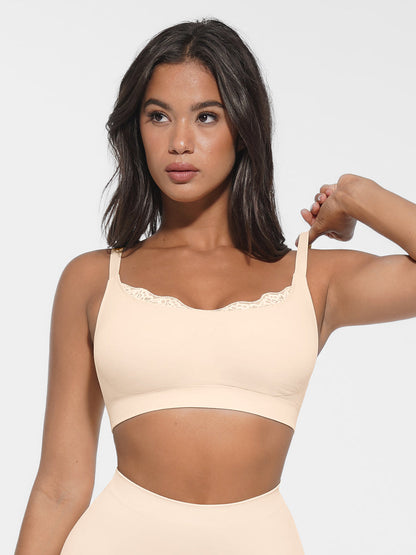 Seamless Scoop Smooth Back Fat Bralettes Bras