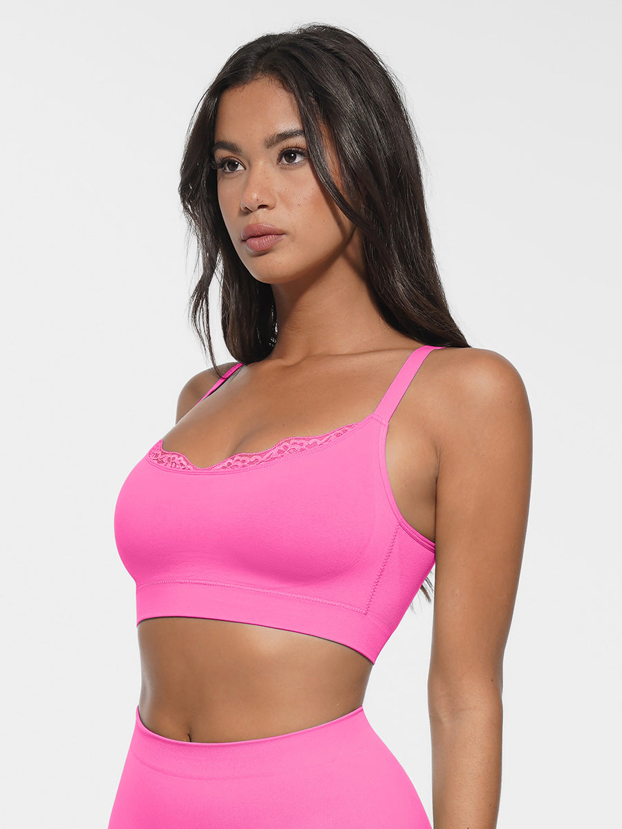 Seamless Scoop Smooth Back Fat Bralettes Bras