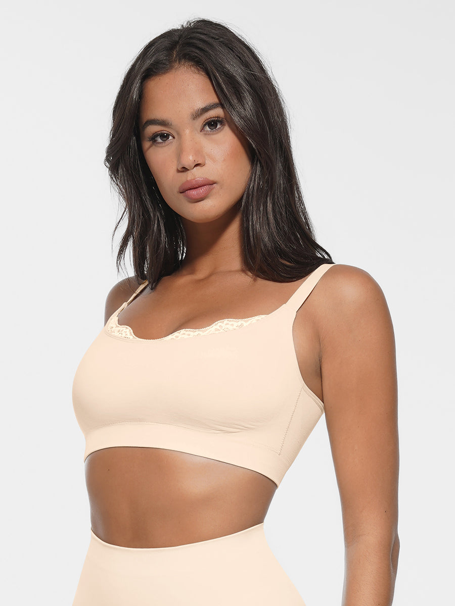 Seamless Scoop Smooth Back Fat Bralettes Bras