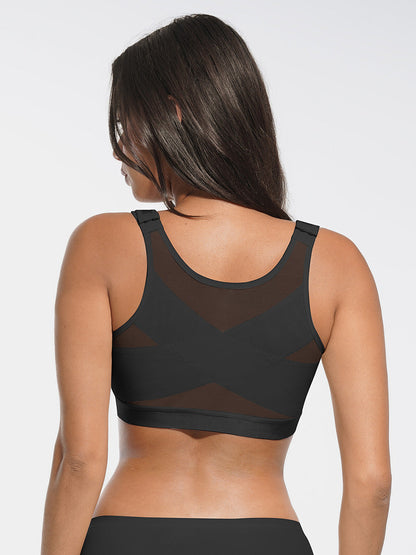 Full Coverage Wireless No Padding Smooth Back & Side Support Postpartum  Bra