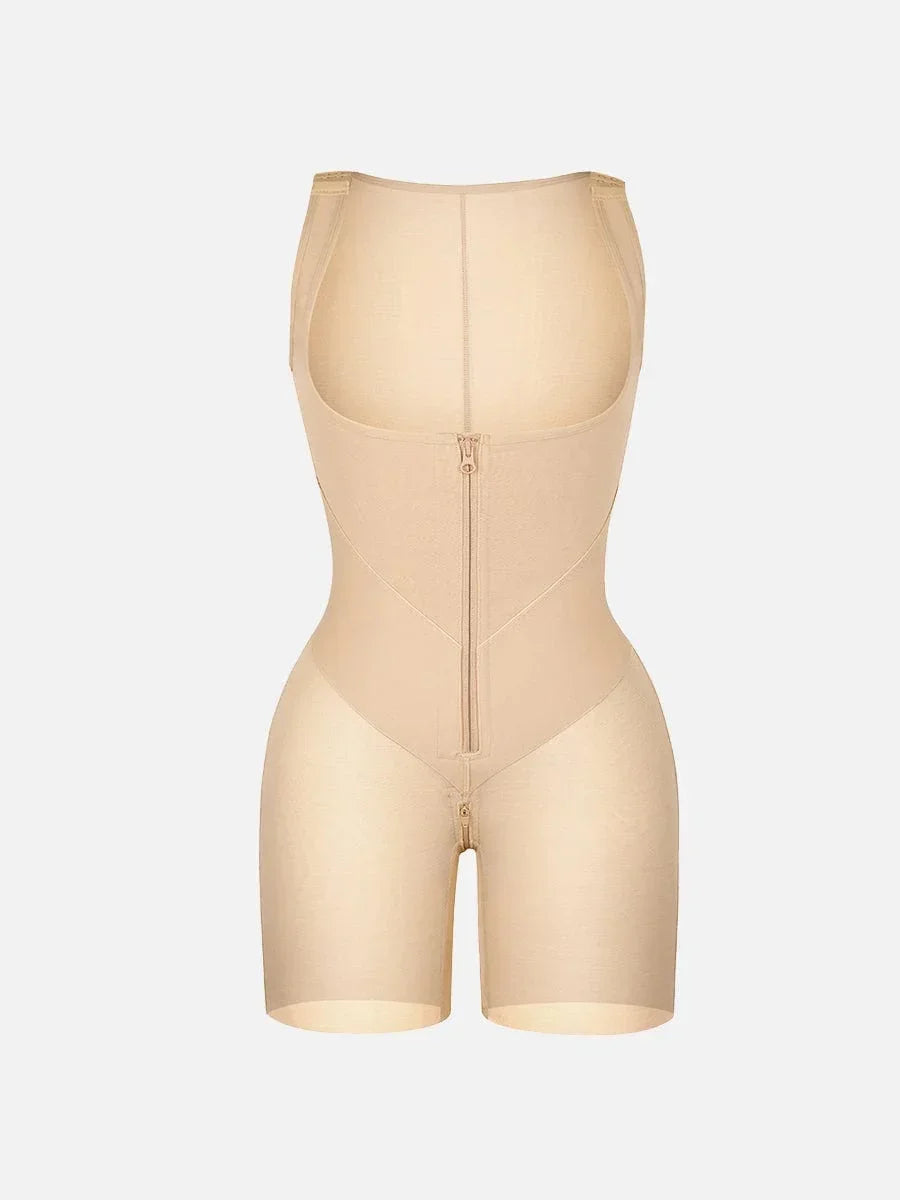 Postpartum Full Body Shapewear – U-Neck Chest Lift, Waist Control & Peach Butt Enhancer -