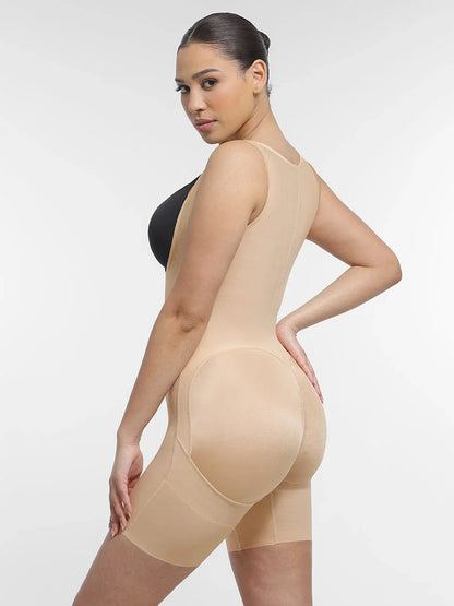 Postpartum Full Body Shapewear – U-Neck Chest Lift, Waist Control & Peach Butt Enhancer -