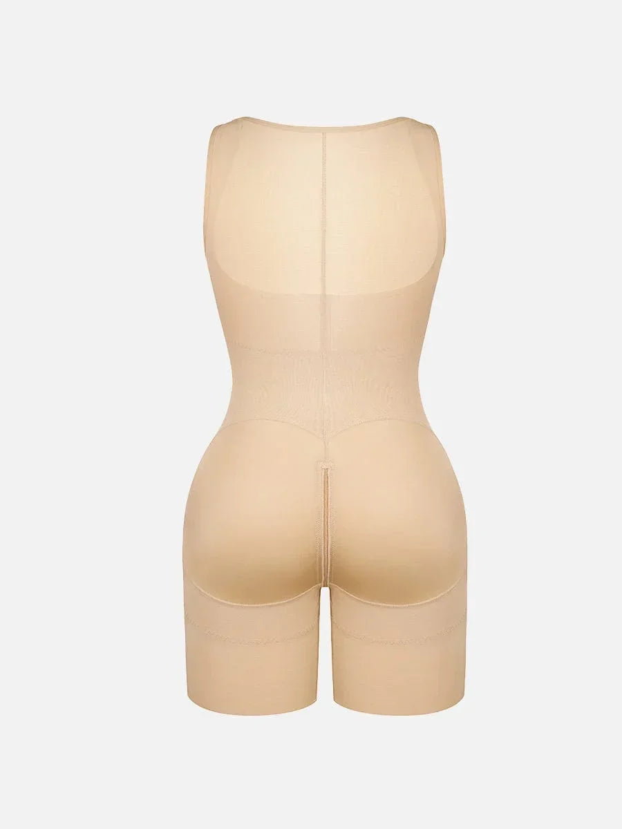 Postpartum Full Body Shapewear – U-Neck Chest Lift, Waist Control & Peach Butt Enhancer -