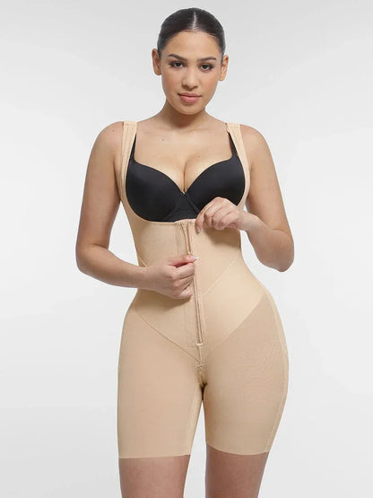 Postpartum Full Body Shapewear – U-Neck Chest Lift, Waist Control & Peach Butt Enhancer -