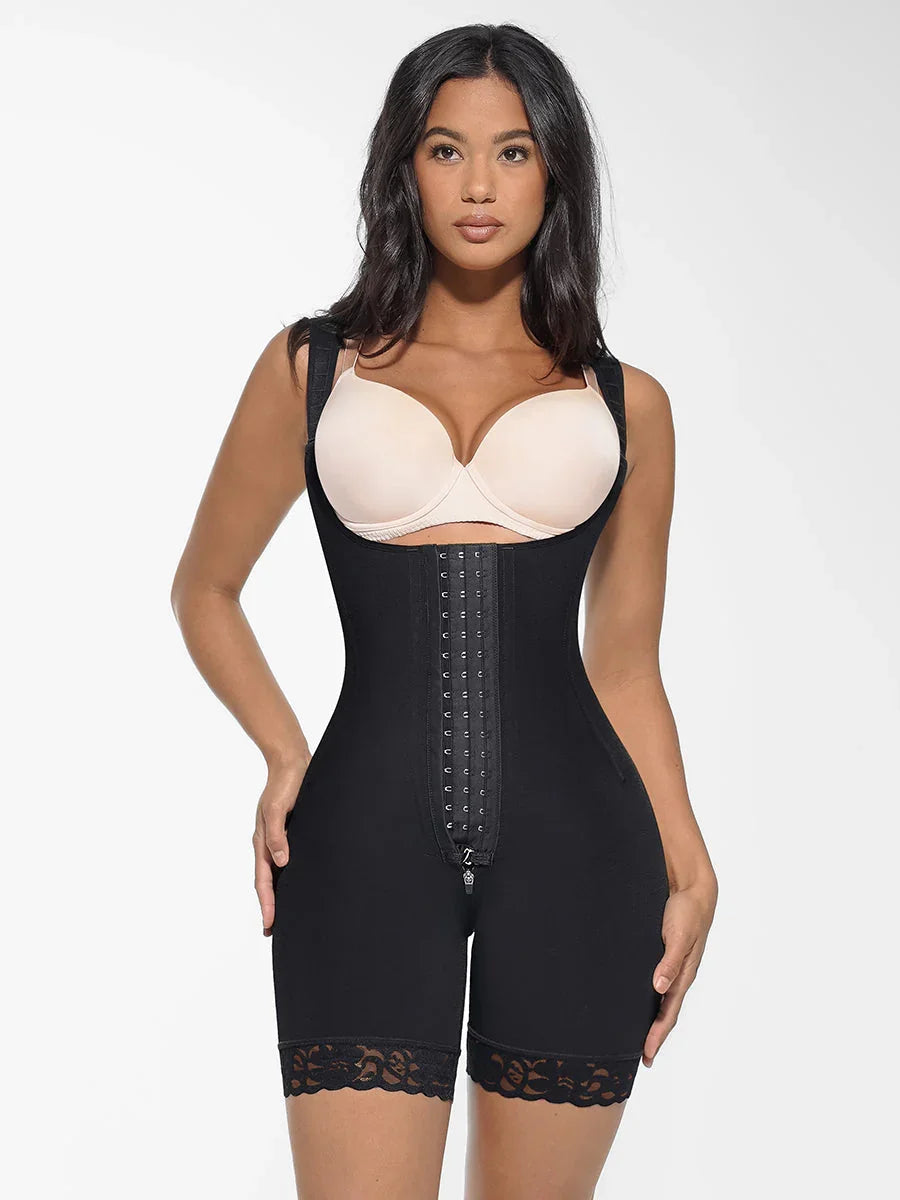 Postpartum Shapewear with U-Shaped Chest & 7 Steel Bones -