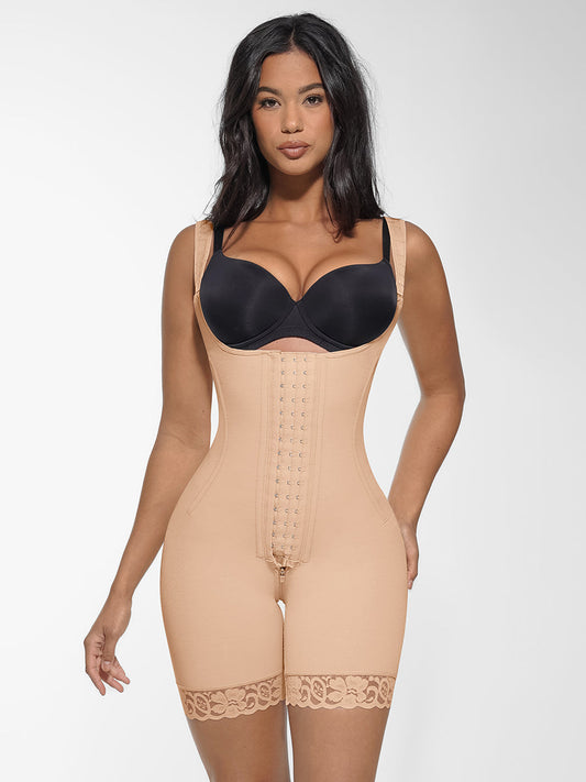 Postpartum Shapewear with U-Shaped Chest & 7 Steel Bones