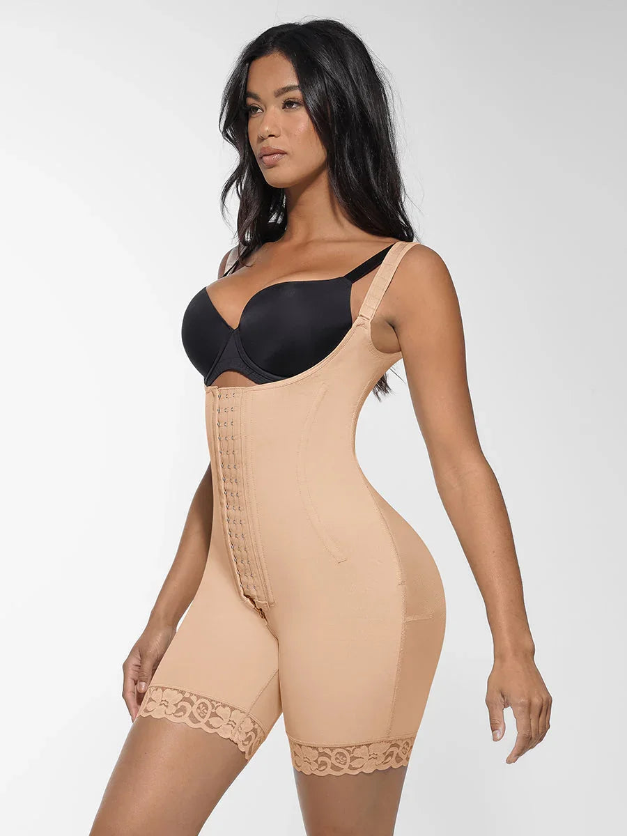 Postpartum Shapewear with U-Shaped Chest & 7 Steel Bones -