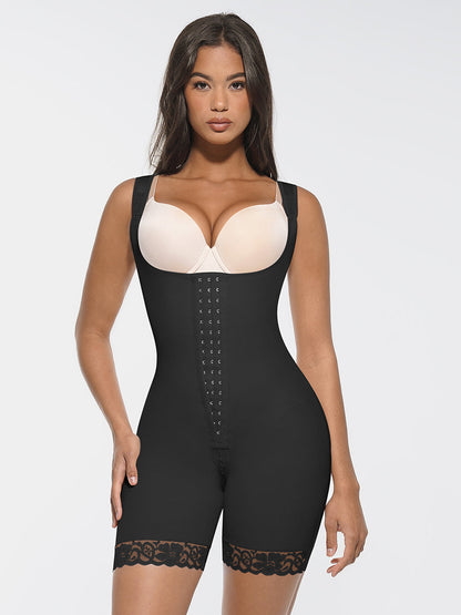 Post-Op Body Shaper with U-Shaped Bust & Butt Lift Support
