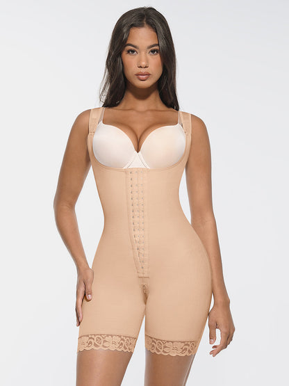Post-Op Body Shaper with U-Shaped Bust & Butt Lift Support