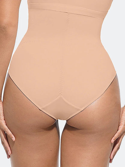 High Elastic Waist and Abdomen Antibacterial Buttocks Panties -