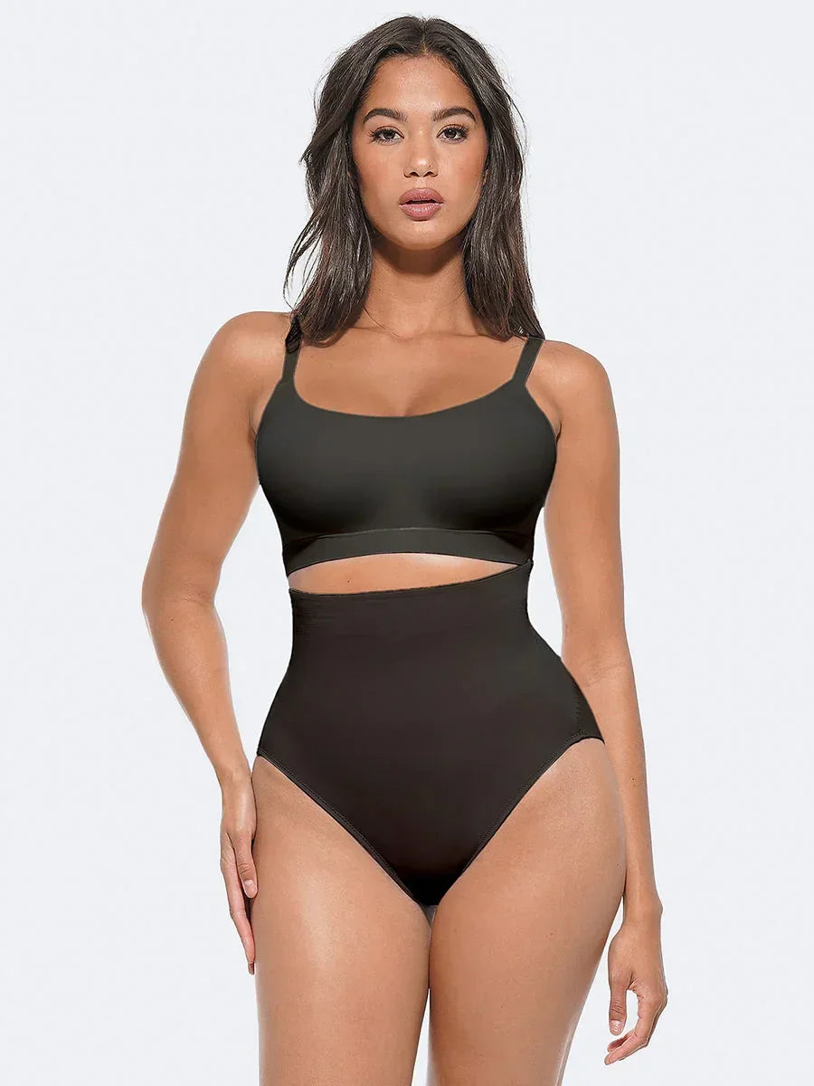 High Elastic Waist and Abdomen Antibacterial Buttocks Panties -