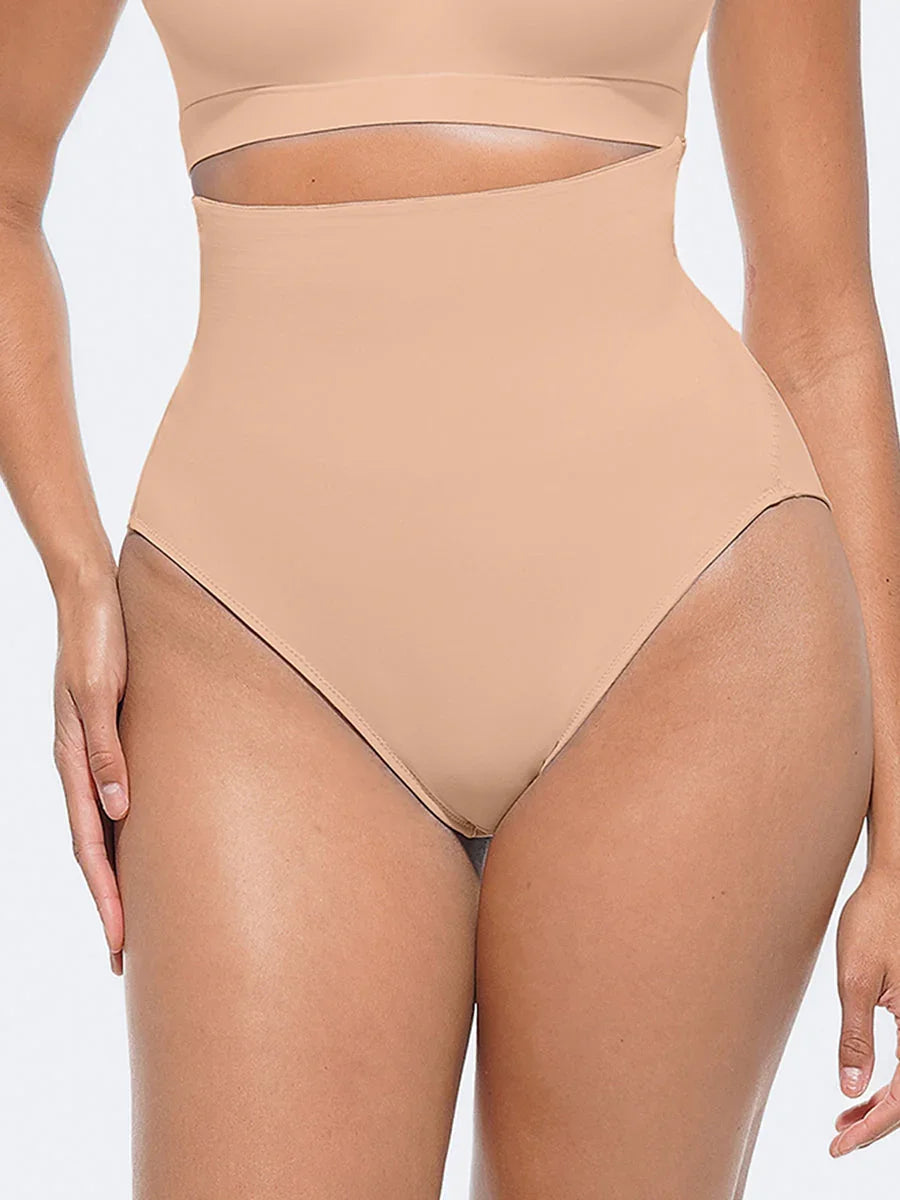 High Elastic Waist and Abdomen Antibacterial Buttocks Panties -