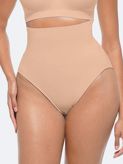 High Elastic Waist and Abdomen Antibacterial Buttocks Panties -