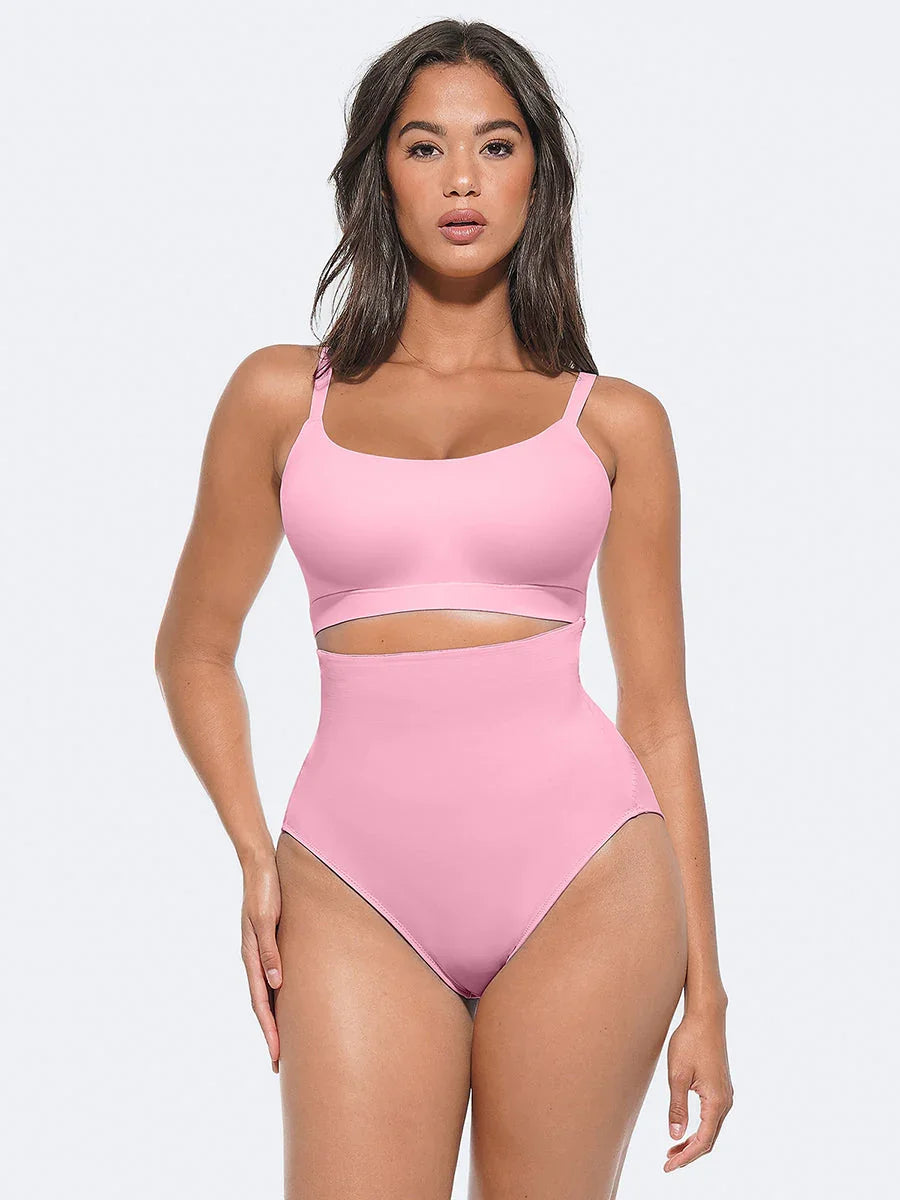 High Elastic Waist and Abdomen Antibacterial Buttocks Panties -