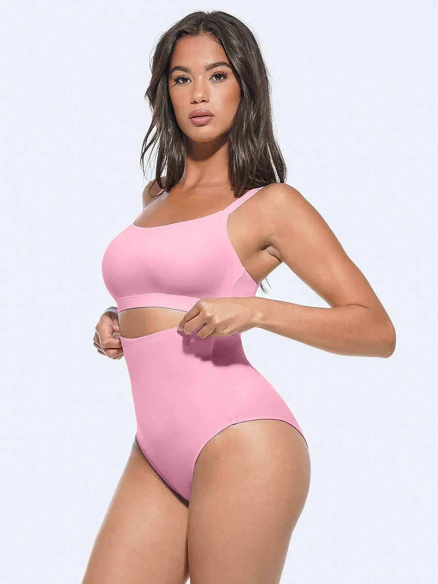High Elastic Waist and Abdomen Antibacterial Buttocks Panties -