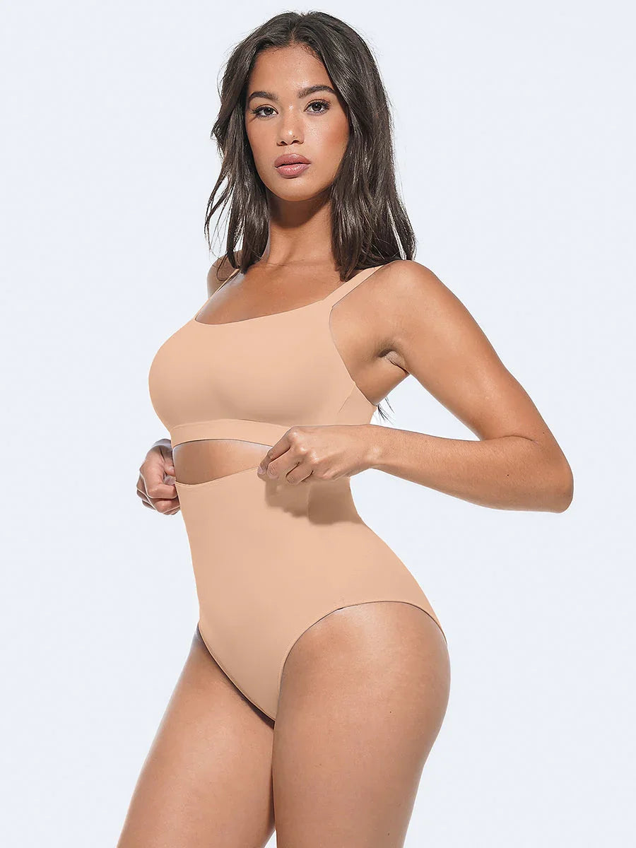 High Elastic Waist and Abdomen Antibacterial Buttocks Panties -
